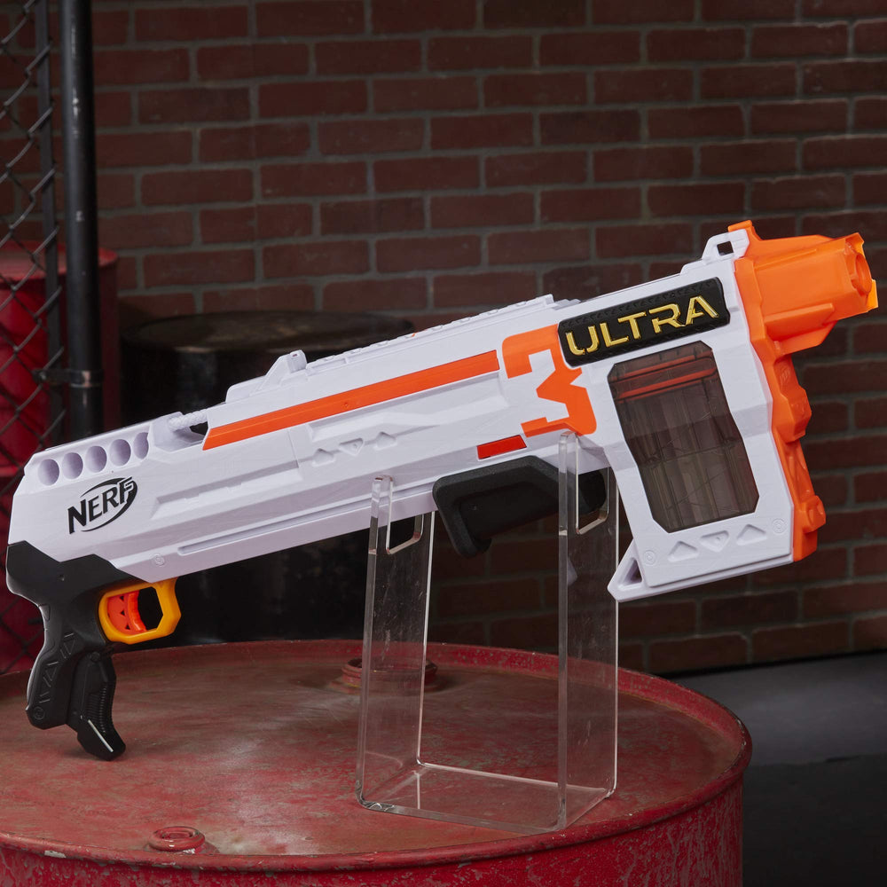 Nerf Ultra darts are lightweight foam for safe, fun play.