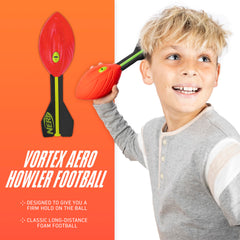 NERF Vortex Aero Howler ball mid-air whistle aids tracking during outdoor play