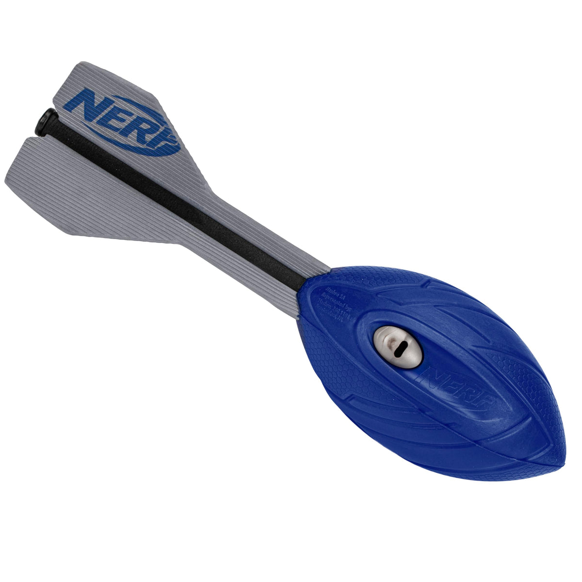 Nerf Vortex Aero Howler foam football front view with emphasis on distance passes