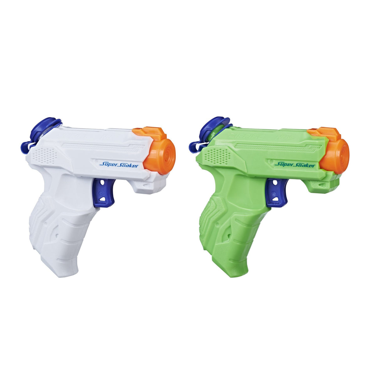 Nerf Zipfire 2 Pack front view shows two blasters ready for action in a backyard battle