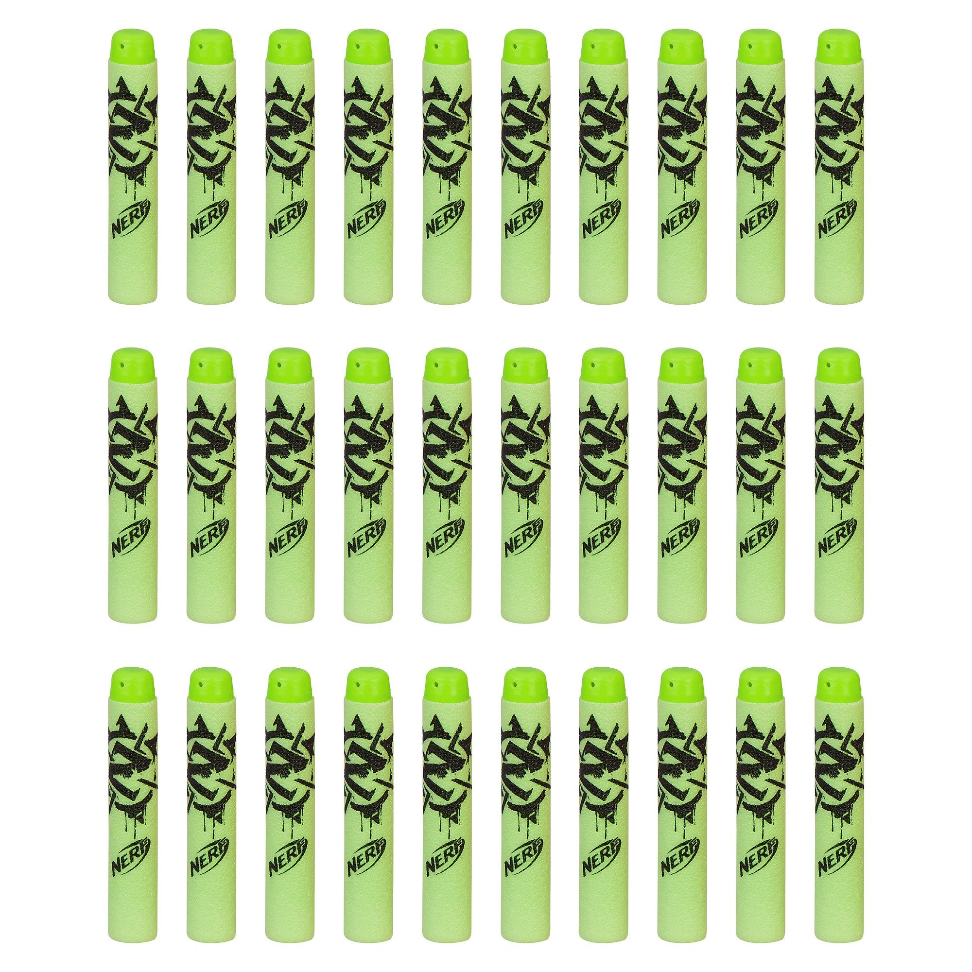Nerf Zombie Strike 30-dart refill pack for quick reloads in action.