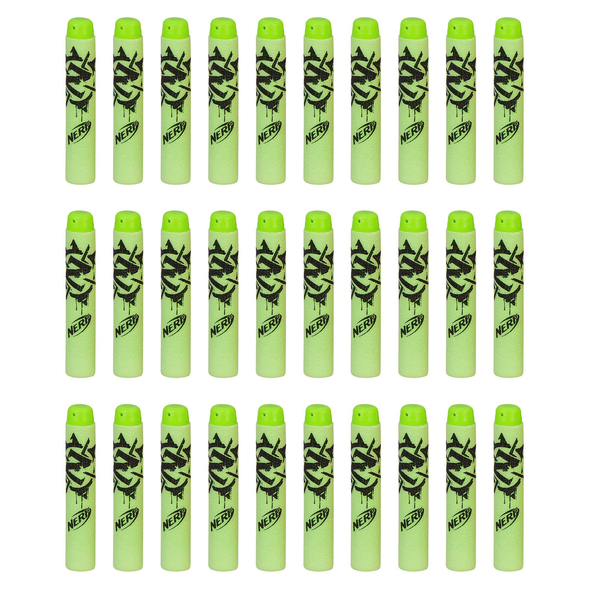 Nerf Zombie Strike 30-dart refill pack for quick reloads in action.