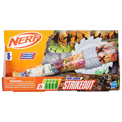 Nerf Zombie Strikeout includes 8 Nerf Elite darts for quick reloads.