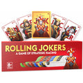Nerkin Games Rolling Jokers wooden board closeup for durable family play