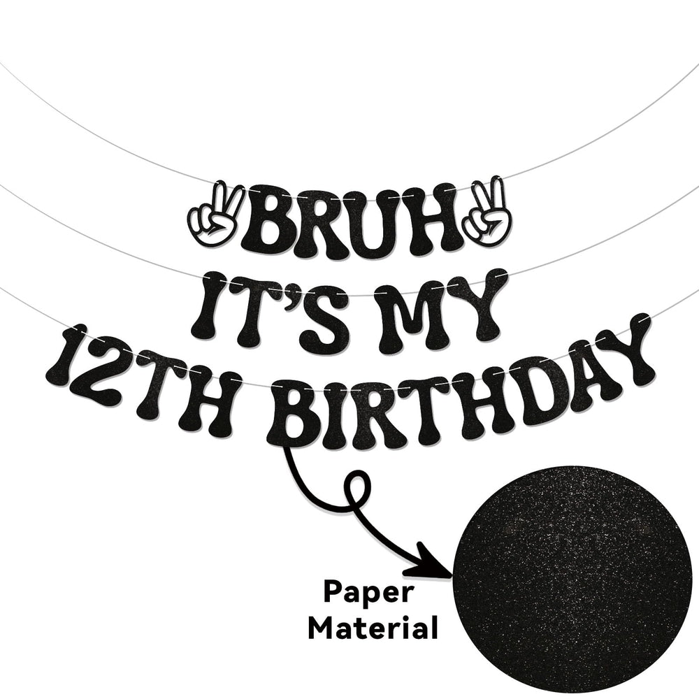 Nesinpa teen boy party banner wall decor with bold lettering for standout displays.