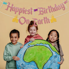 Nesinpa wall decor banner ideal as wall décor or photo backdrop.