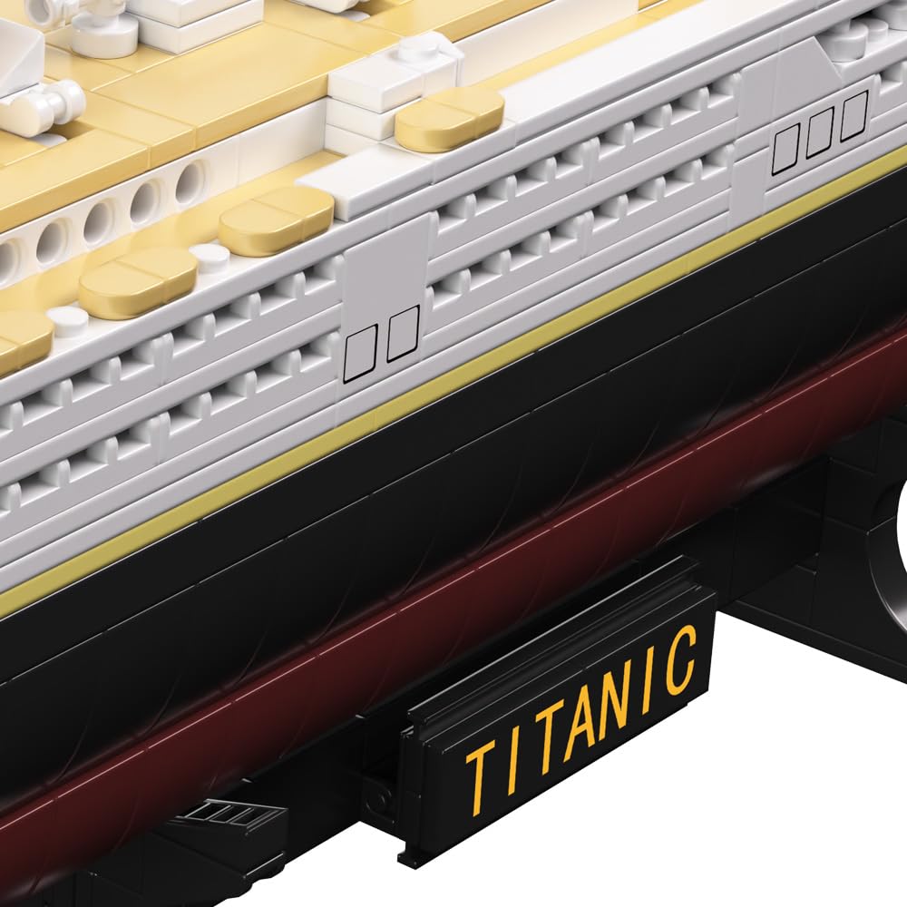NETEHU Titanic build in progress, hands-on learning in action.