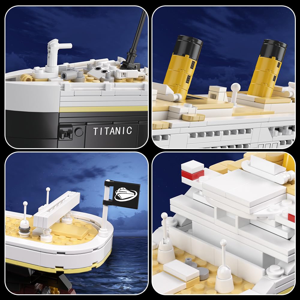 NETEHU Titanic color instructions for clear assembly.