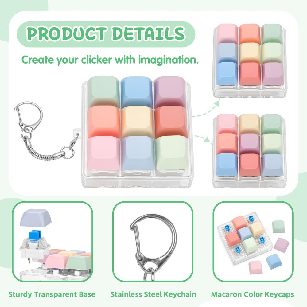 Netholid smooth matte keycaps with tactile feedback for calming, satisfying fidgeting.