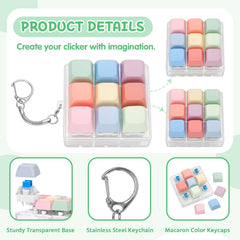 Netholid smooth matte keycaps with tactile feedback for calming, satisfying fidgeting.