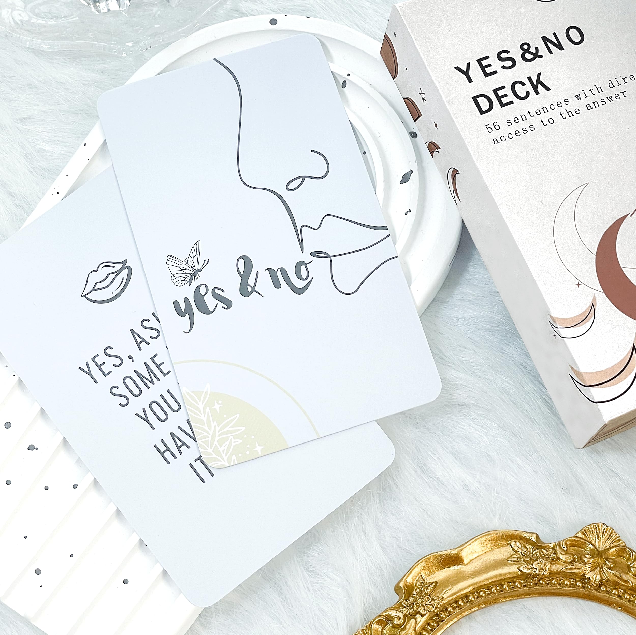 netjoy Yes No Oracle Cards deck in hand for instant clarity