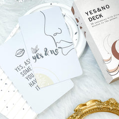 netjoy Yes No Oracle Cards deck in hand for instant clarity