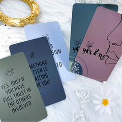 netjoy Yes No Oracle Cards deck being shuffled for fast answers