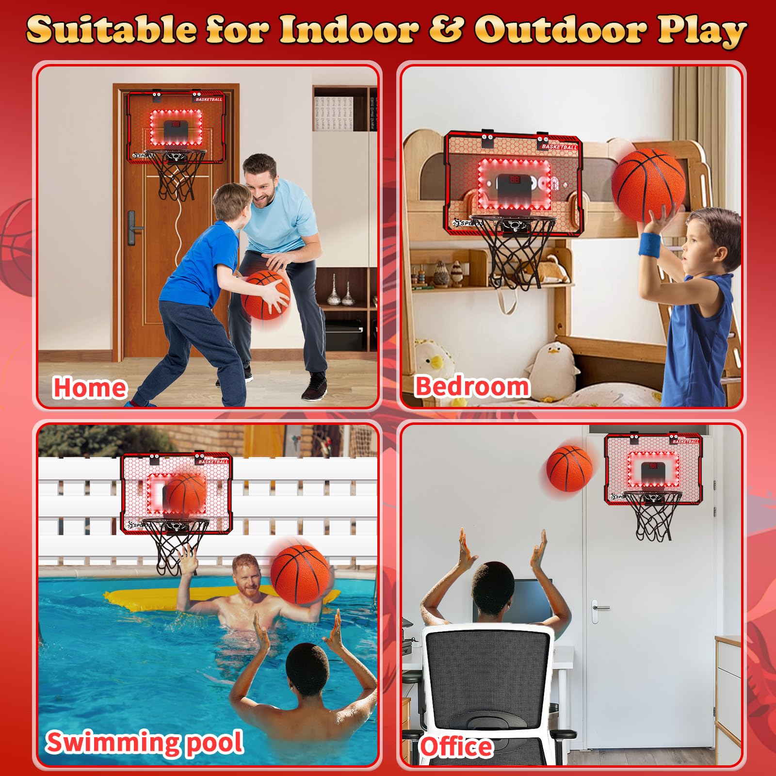 NEUBSAW protective padding reduces door scratching during play