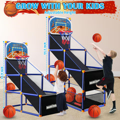 NEUBSAW electronic scoreboard displays scores and tallies player performance
