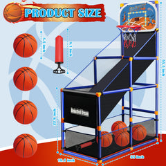 NEUBSAW includes four balls for quick, shared play