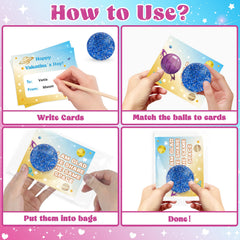 NEUBSAW Valentine cards backs invite wishes and messages from friends.