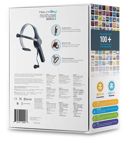 NeuroSky MindWave Mobile 2 Bluetooth pairing setup confirms wireless connection to devices.