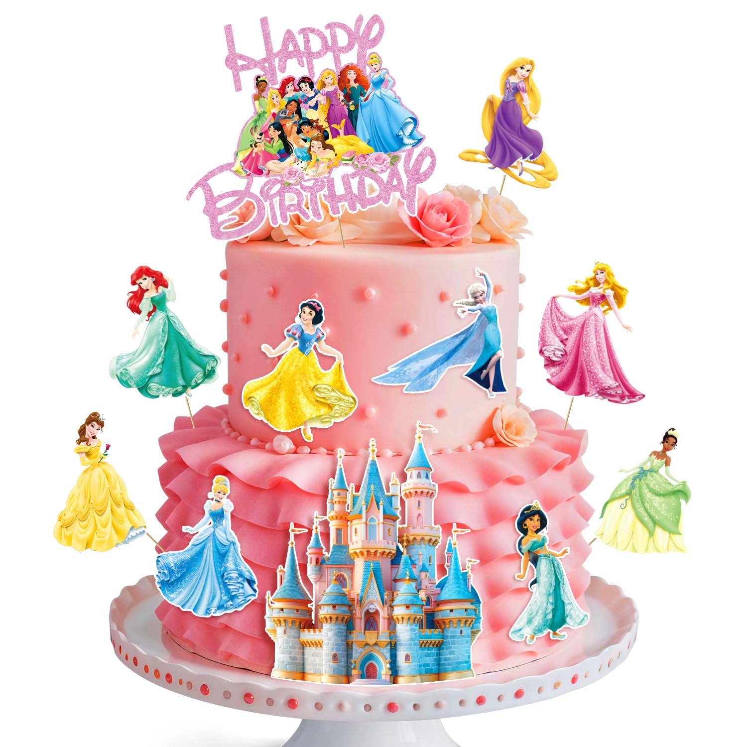 NEW BARLEY Princess cake topper collection enhances party decor with delightful designs.