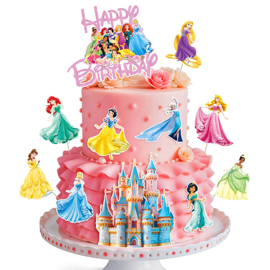 NEW BARLEY Princess cake topper collection enhances party decor with delightful designs.