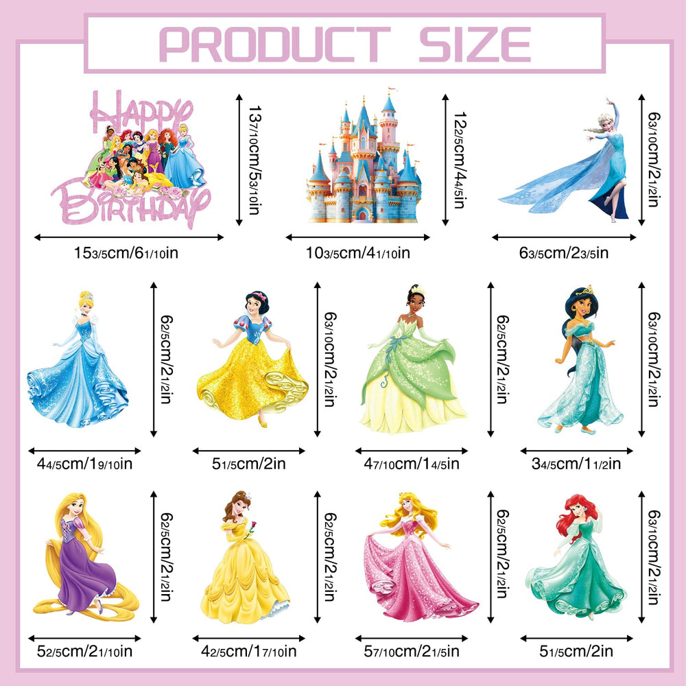 NEW BARLEY Princess cake topper cupcake decoration complements mini treats beautifully.