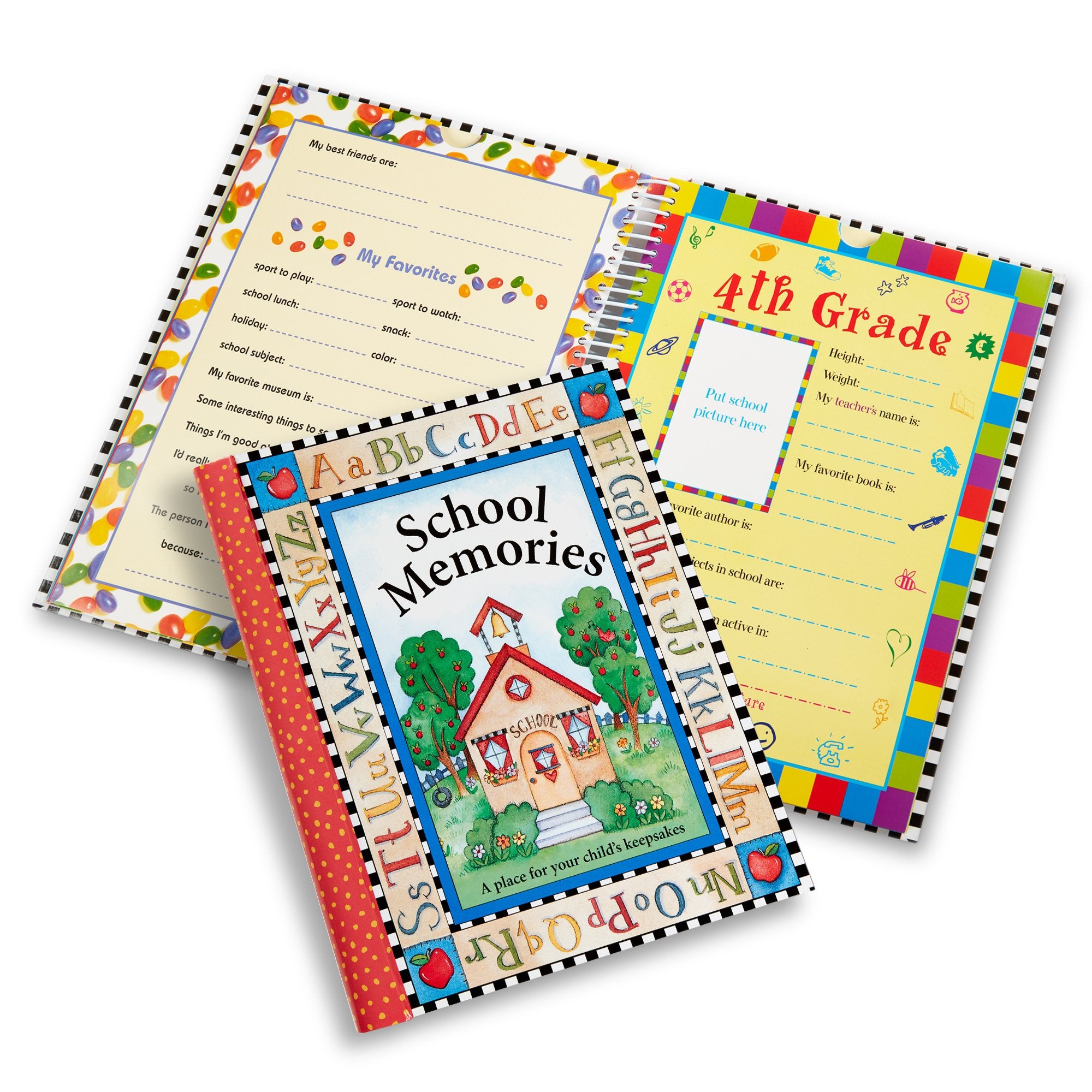 New Seasons Deluxe School Memories Keepsake Album cover showcases durable design for lasting keepsakes.