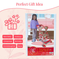 The New York Doll Collection anti-slip handle keeps gripping comfortable during long pushes.