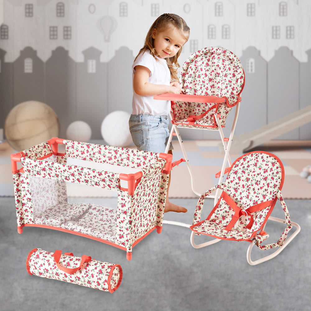 The New York Doll Collection 3-in-1 doll furniture set ready for imaginative play.