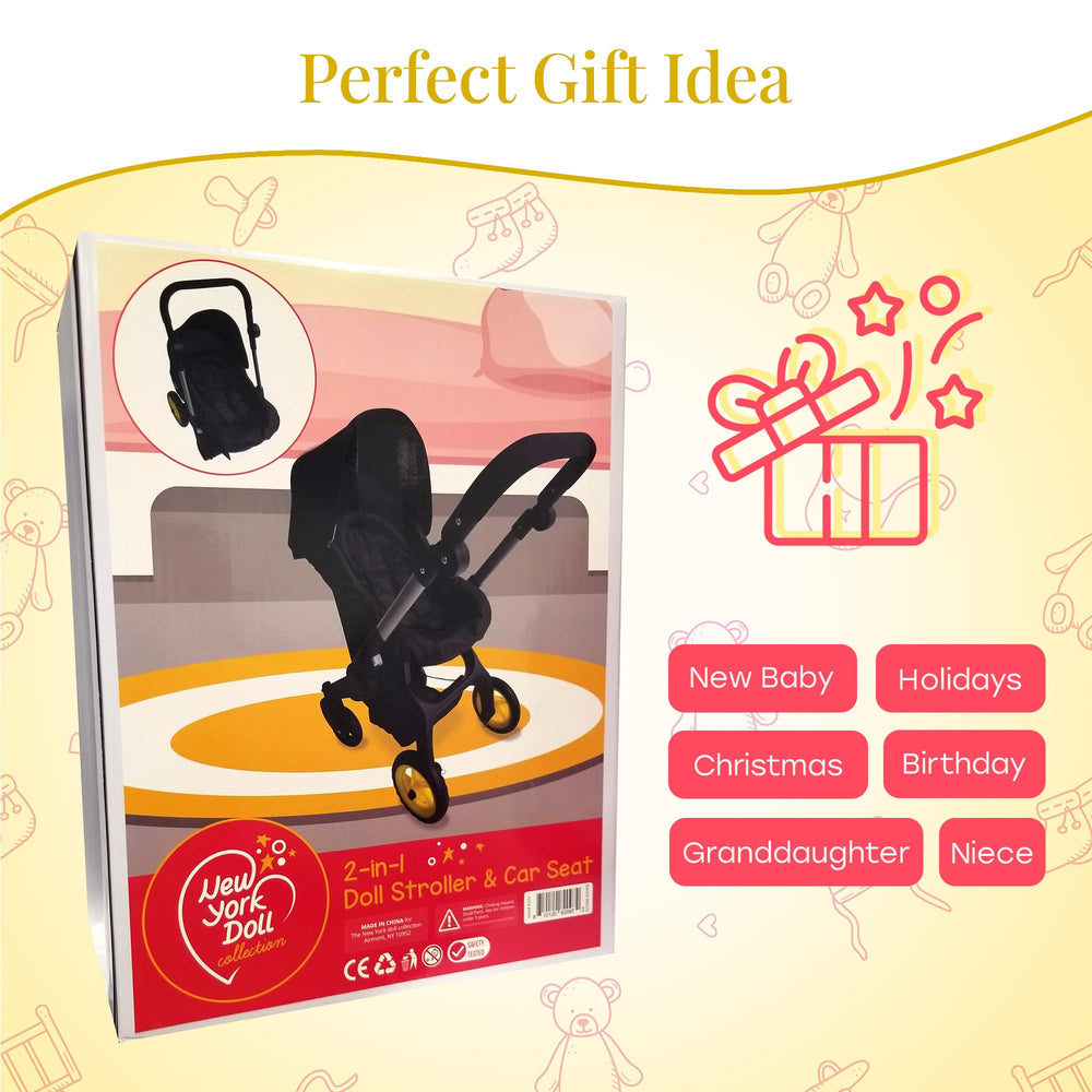 Fits dolls up to 20 inches for versatile toy play