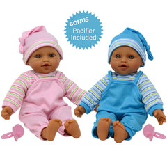 New York Doll Collection washable outfits and hat simplify cleanup after adventures