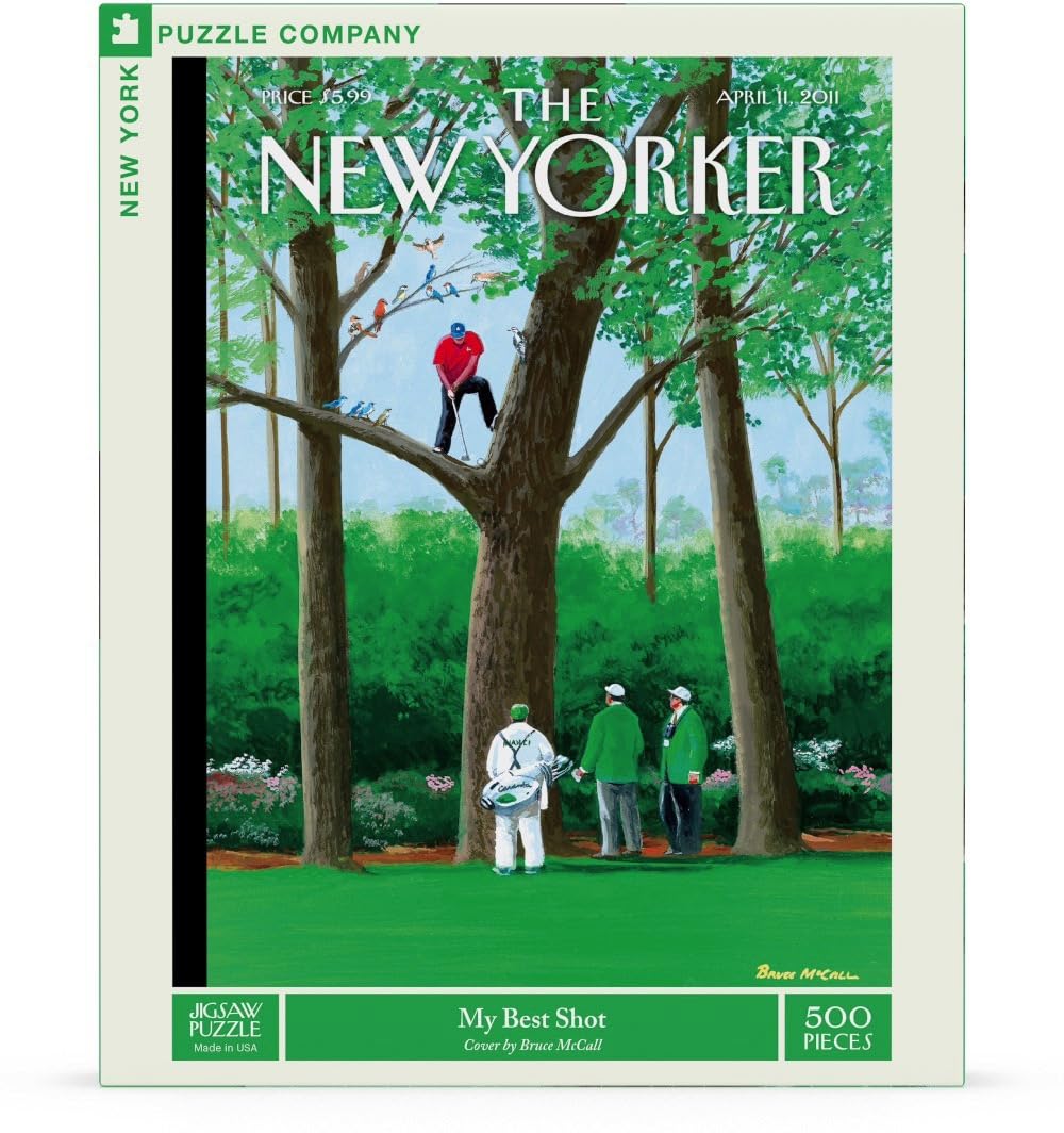 New York Puzzle Company random die-cut pieces provide a challenging, unique puzzle experience.