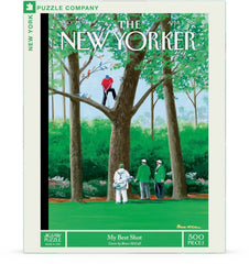 New York Puzzle Company random die-cut pieces provide a challenging, unique puzzle experience.