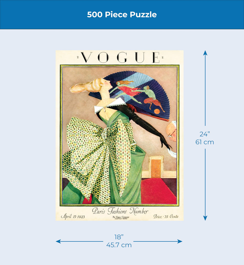 New York Puzzle Company 500-piece puzzle with linen-finish for glare-free viewing