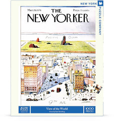 Assembled scene of the New Yorker View World for puzzle enthusiasts
