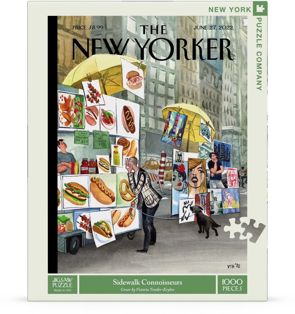New York Puzzle Company – City street art downtown scene, a vivid urban puzzle for immersive storytelling.