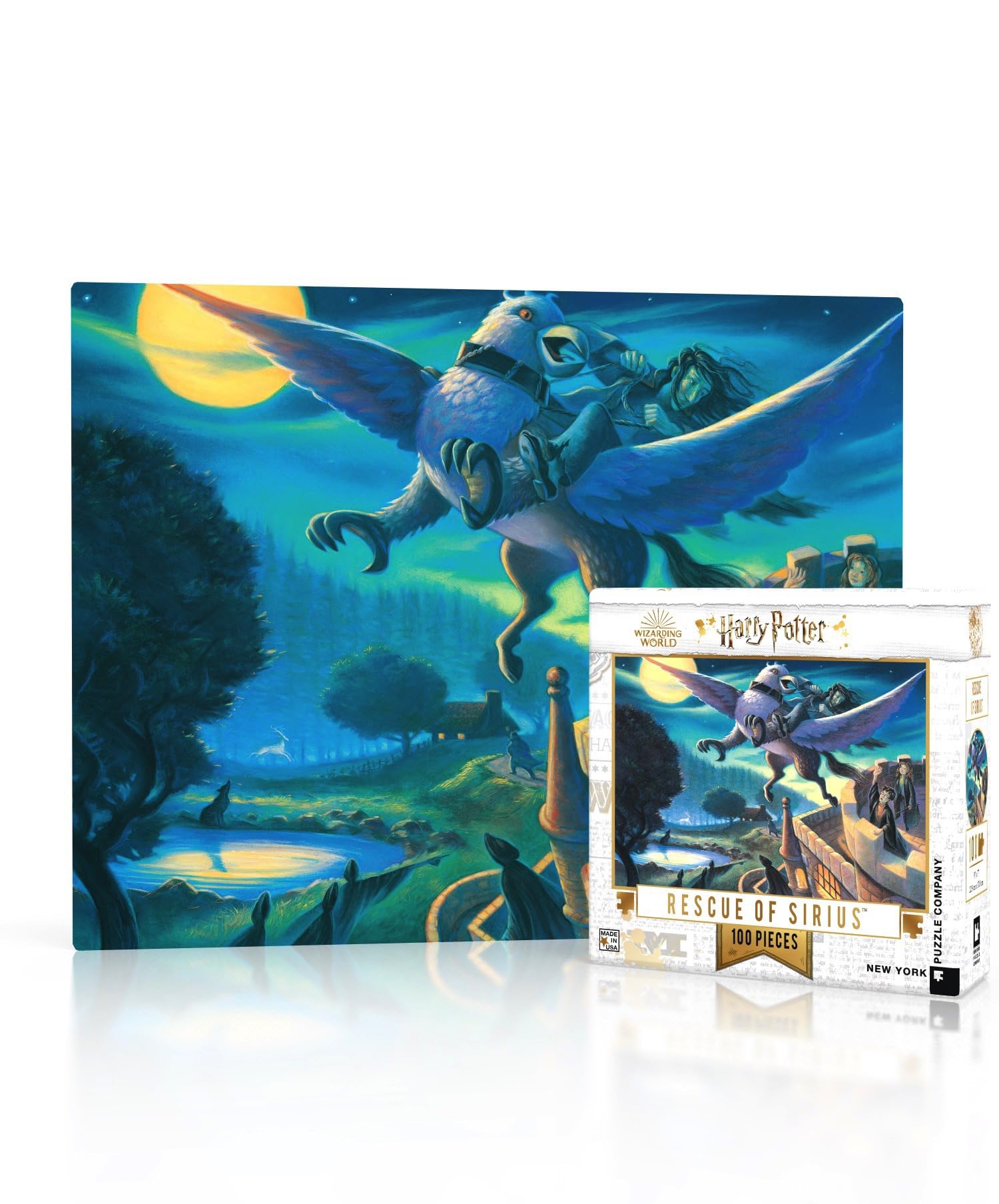 New York Puzzle Company Harry Potter Rescue of Sirius Mini box image showing gift-ready packaging.