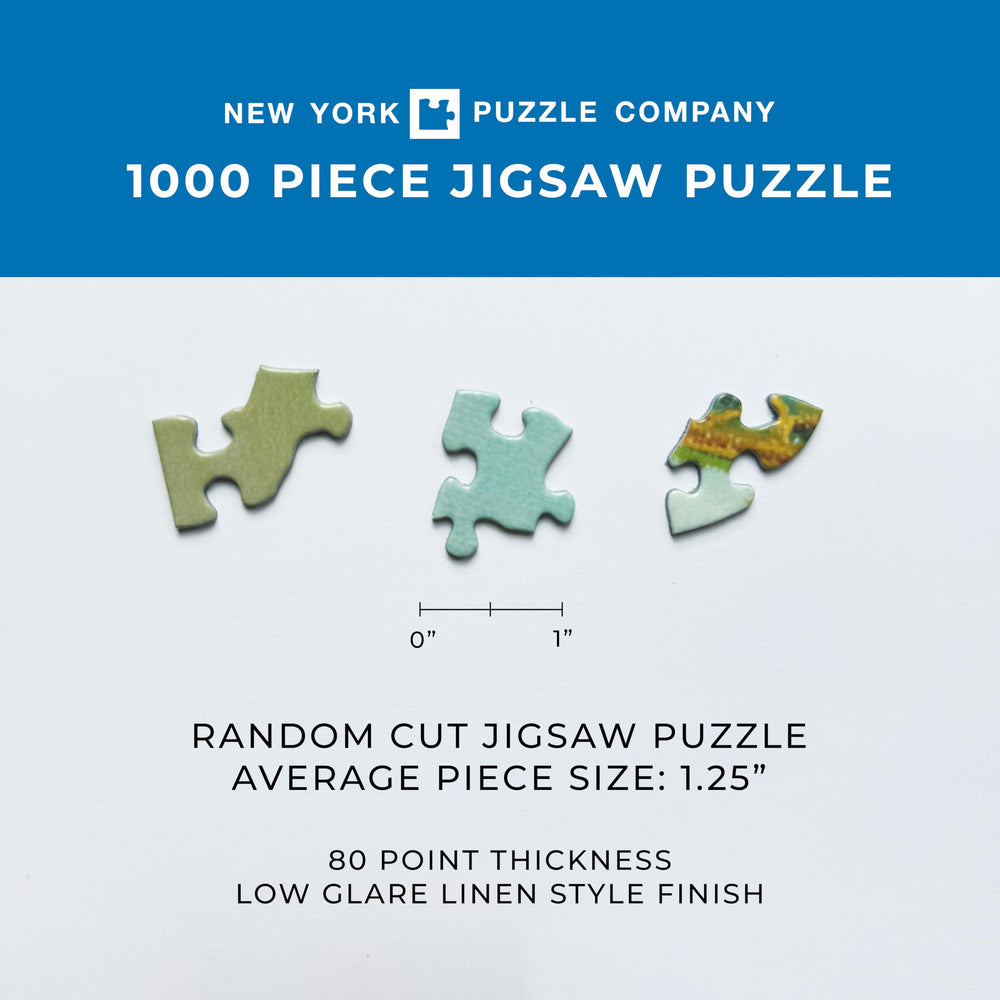 New York Puzzle Company made-in-usa packaging label, emphasizes quality and local craftsmanship.