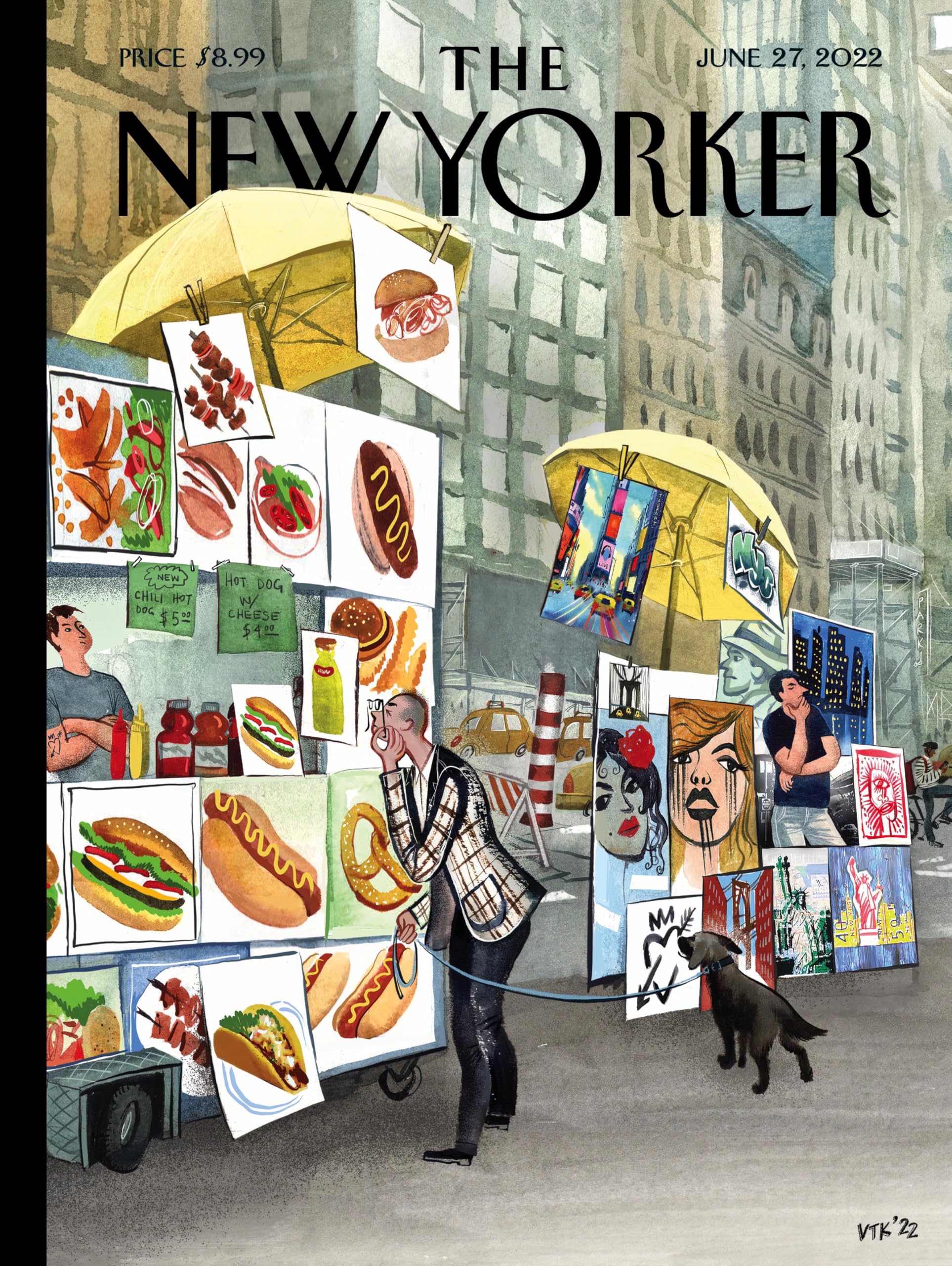 New York Puzzle Company – New Yorker sidewalk connoisseurs pieces closeup, showcasing unique die-cut shapes.