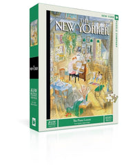 New York Puzzle Company The Piano Lesson finished 1000-piece image offers a proud display option