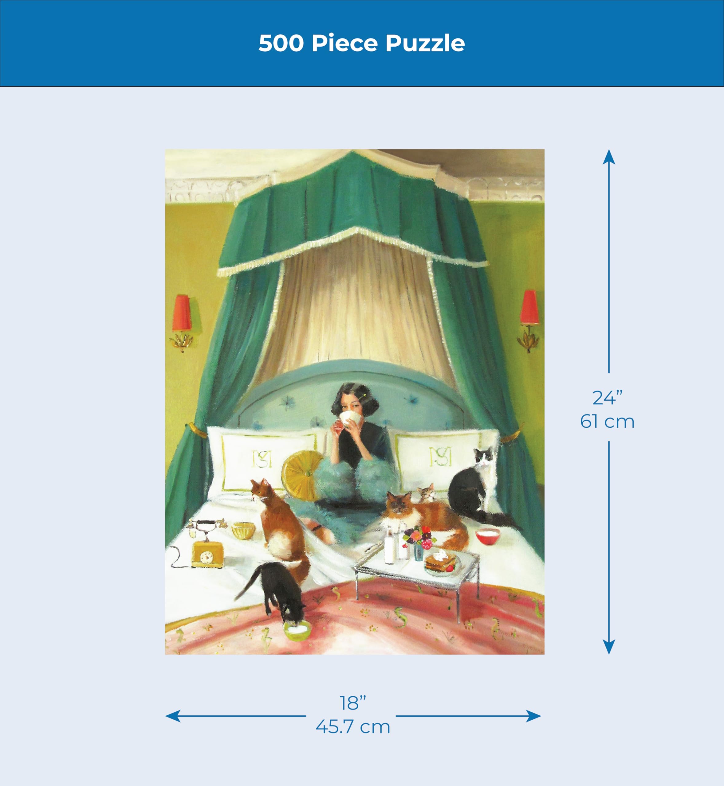 Random cut pieces from New York Puzzle Company offer a unique challenge