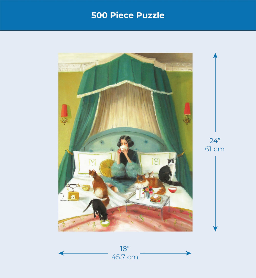 Random cut pieces from New York Puzzle Company offer a unique challenge
