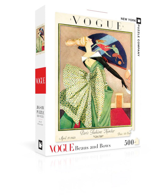 New York Puzzle Company Vogue Beaus and Bows 500-piece puzzle for adults