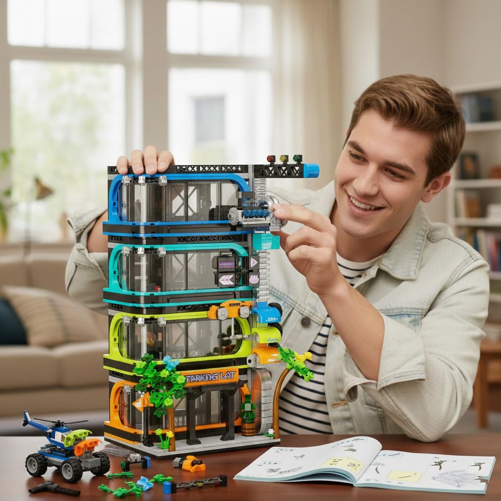 NEWABWN City Parking Tower gift packaging makes a premium, ready-to-gift option