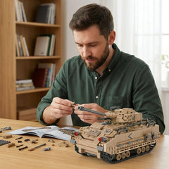 NEWABWN M2 Bradley tank toy driver hatch detail supports imaginative play
