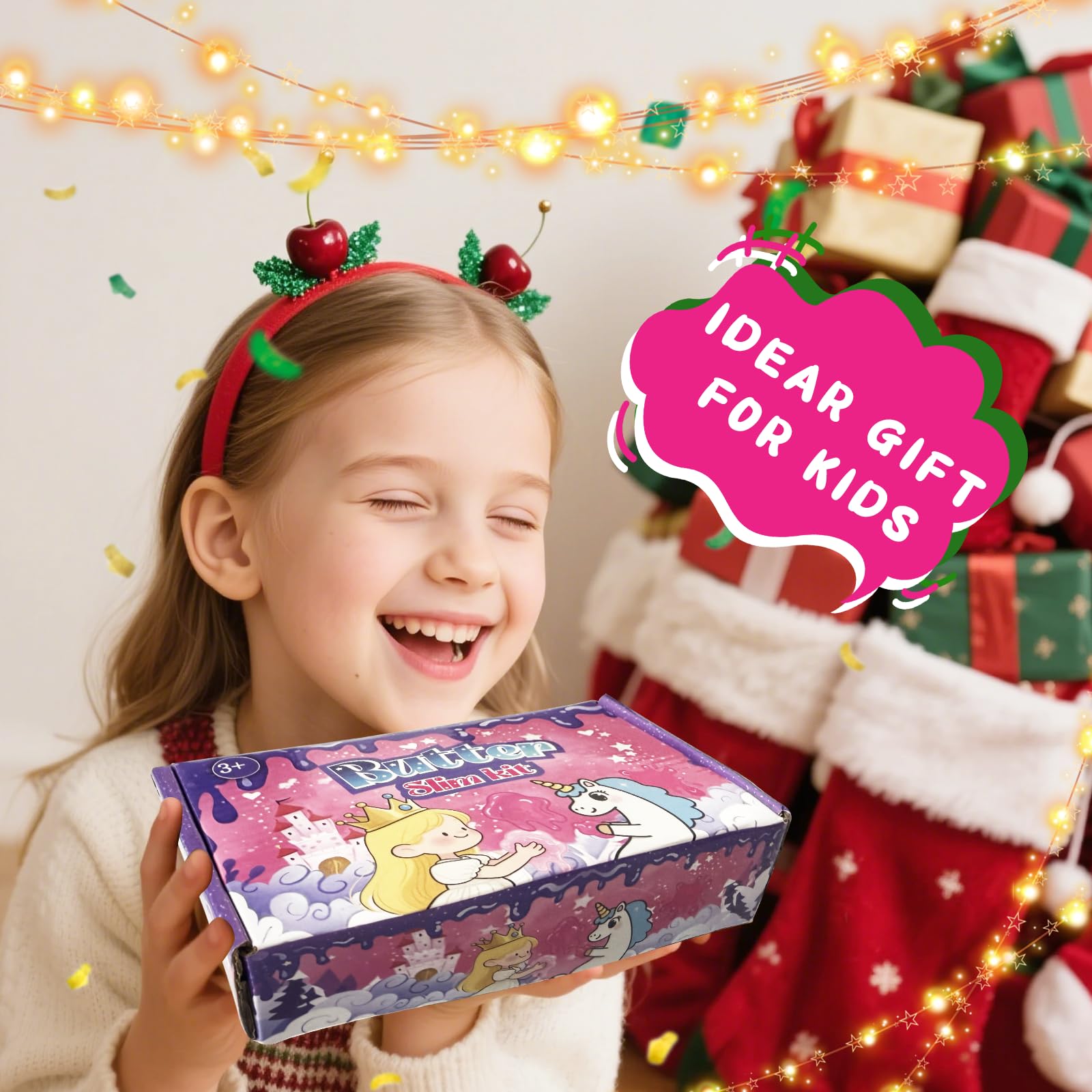 NEWCHEN unicorn slime kit accessories unicorns: tiny figures boost pretend play