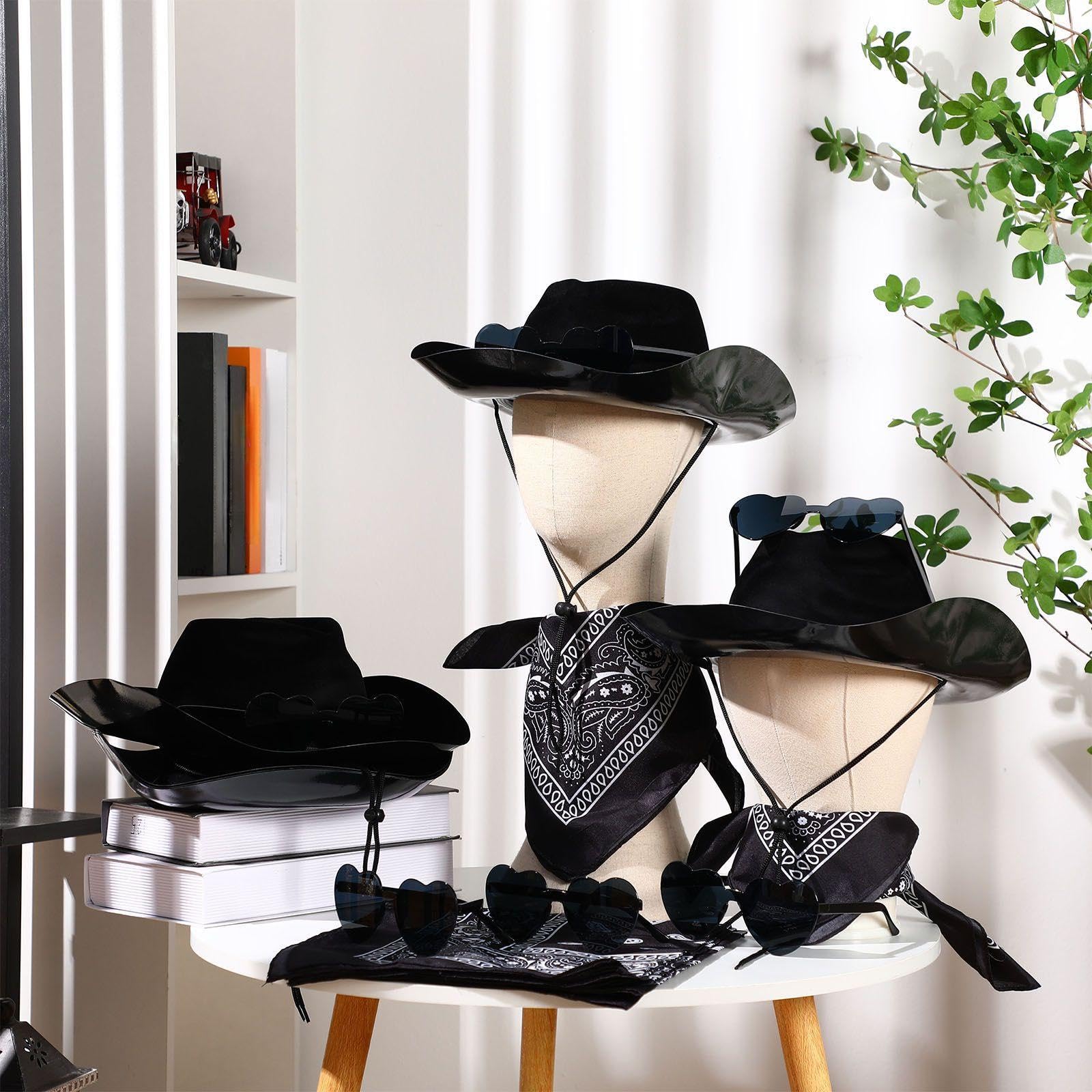 Newcotte cowboy hat side profile highlighting brim warp and charm