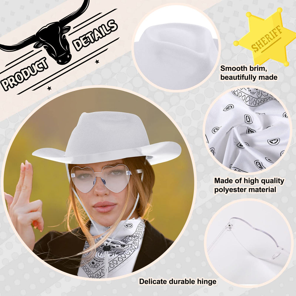 Newcotte rimless heart sunglasses for fun photo booth props