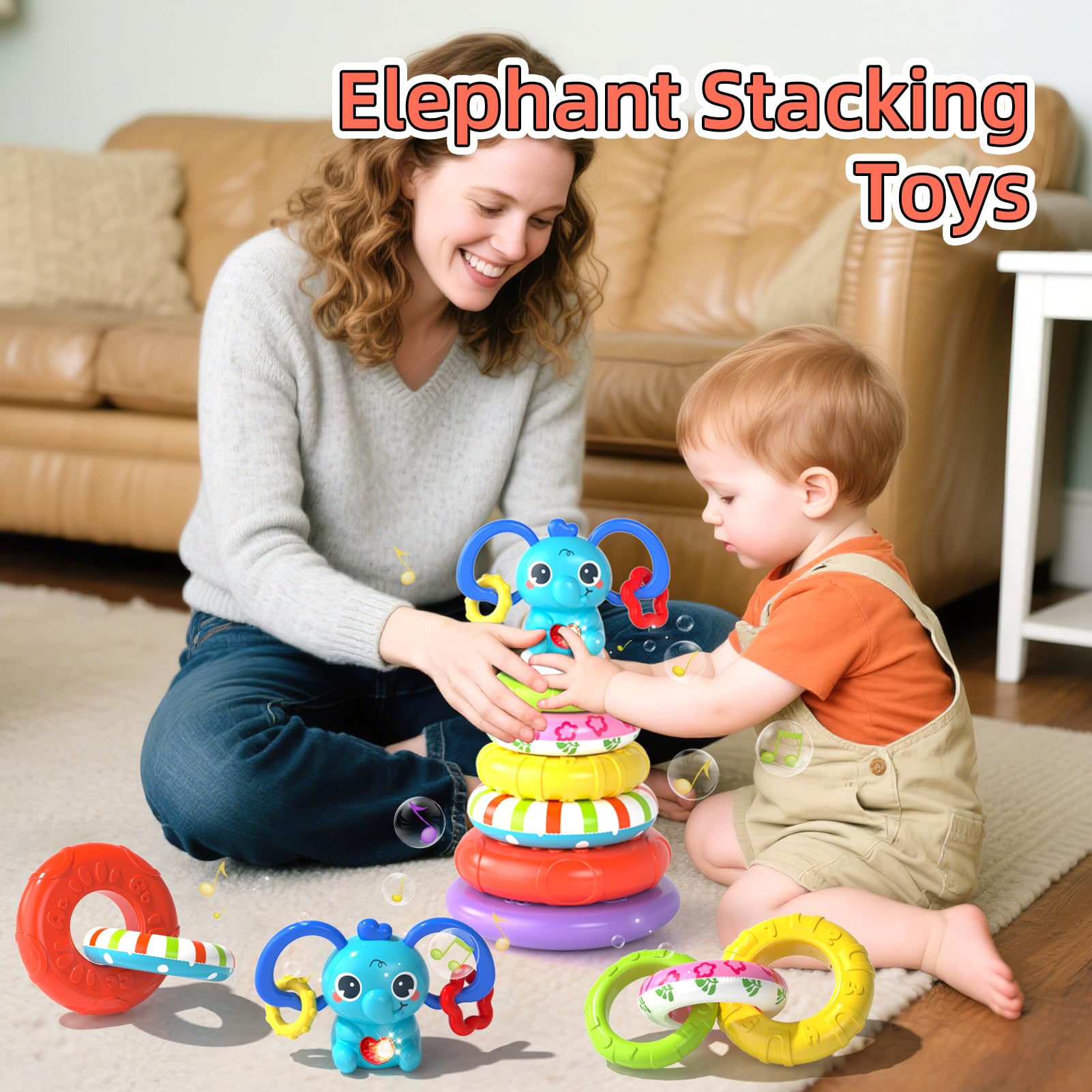 Newcrave busy cube toy shows lights and sounds to encourage focus.