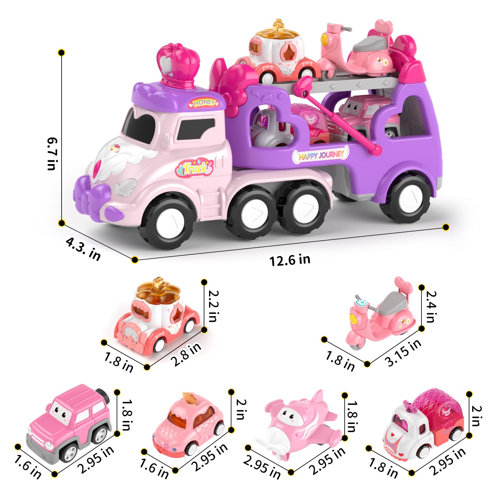 newcrave educational imaginative play truck for developing motor skills