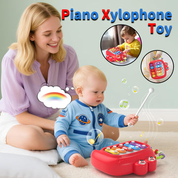 Newcrave pull-string infant toy encourages grasping and cause-and-effect learning